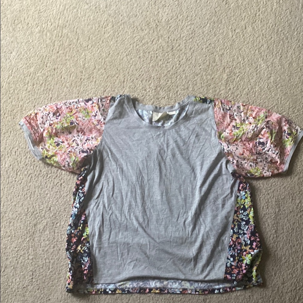 Floral Sleeve Shirt